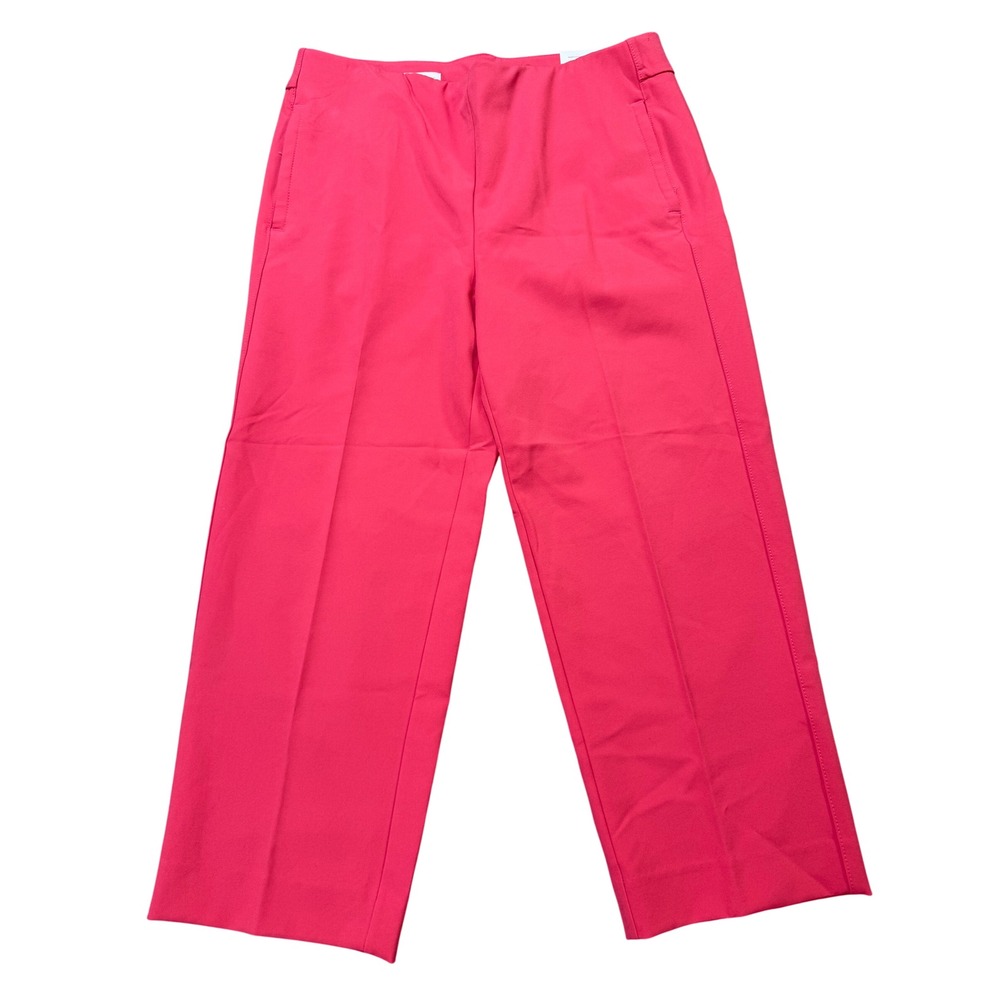 Chico's Juliet Straight Leg Crop Pants Women 1.5 Pink NWT So Slimming 180